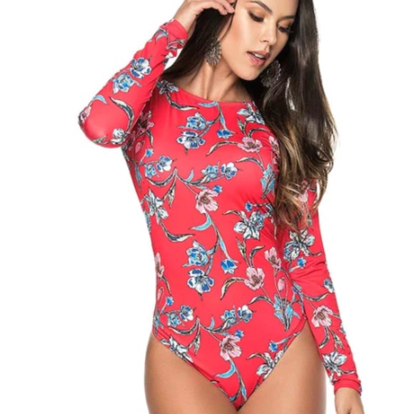 Phax Swimwear Other - PHAX - SWIMSUIT RASHGUARD - 1 X PIECE swimsuit/ long sleeves. Scoop back. Medium